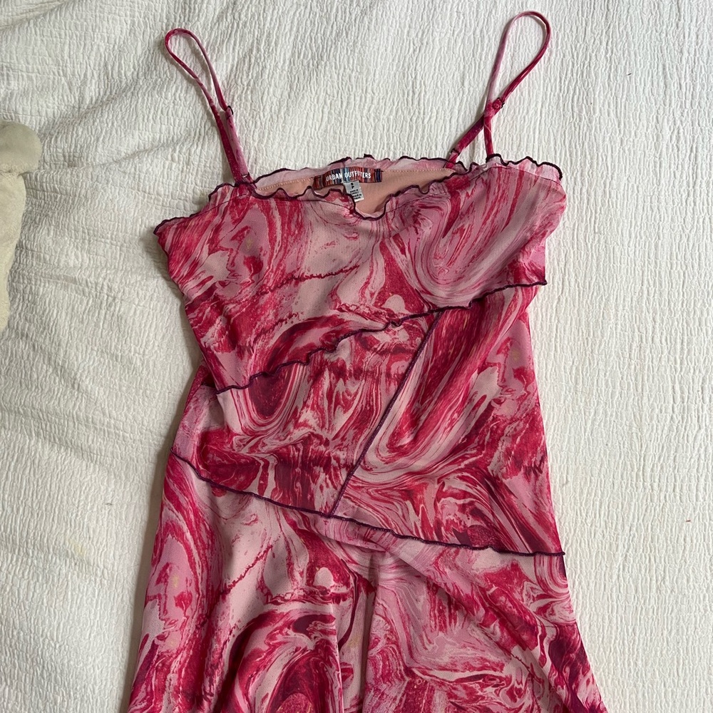 urban outfitters mesh moxie dress - Picture 2 of 5